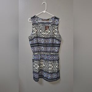 Speed Control New York Women's XL Blue and Pink Floral Dress New w/ Tags!